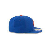 Load image into Gallery viewer, (Youth) New York Mets New Era MLB 59FIFTY 5950 Kids Fitted Cap Hat Royal Blue Crown/Visor Orange Logo