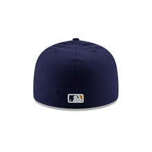 Load image into Gallery viewer, (Youth) Milwaukee Brewers New Era MLB 59FIFTY 5950 Kids Fitted Cap Hat Navy Blue Crown/Visor Team Color Logo