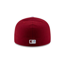 Load image into Gallery viewer, (Youth) Philadelphia Phillies New Era MLB 59FIFTY 5950 Kids Fitted Cap Hat Cardinal Crown/Visor White Logo