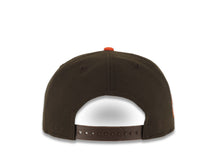 Load image into Gallery viewer, San Diego Padres New Era MLB 9FIFTY 950 Snapback Cap Hat Brown Crown/Visor Orange Logo 50th Anniversary Side Patch Orange UV