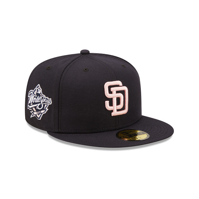 New Era 59Fifty San Diego Padres 1998 World Series Fitted Hat Dark Navy