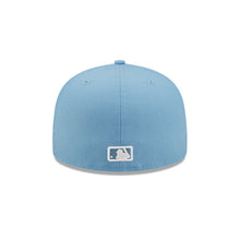 Load image into Gallery viewer, New York Yankees New Era MLB 59FIFTY 5950 Fitted Cap Hat Sky Blue Crown/Visor White Logo Gray UV