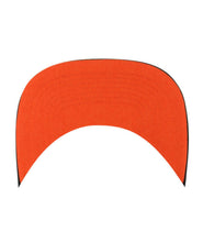 Load image into Gallery viewer, San Diego Padres '47 MLB Snapback Cap Hat Black Crown/Visor Black Logo 1998 World Series Side Patch Orange UV