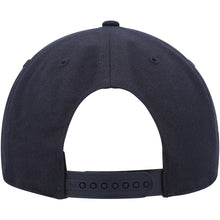 Load image into Gallery viewer, San Diego Padres '47 Brand MLB Snapback Cap Hat Navy Crown/Visor White/Orange Logo 1998 World Series Side Patch Orange UV