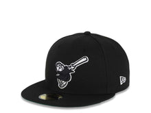 Load image into Gallery viewer, San Diego Padres New Era MLB 59FIFTY 5950 Fitted Cap Hat Black Crown/Visor Black/White Logo 1998 World Series Side Patch Green UV