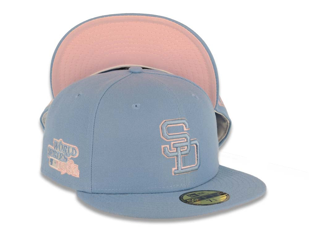 San Diego Padres New Era 1984 World Series 59FIFTY Fitted Hat - Light Blue