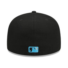Load image into Gallery viewer, Chicago White Sox New Era MLB 59FIFTY 5950 Fitted Cap Hat Black Crown/Visor Sky Blue/White Logo Father's Day 2023 Side Patch Sky Blue UV