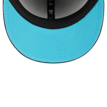 Load image into Gallery viewer, Chicago White Sox New Era MLB 9FIFTY 950 Snapback Cap Hat Black Crown/Visor Sky Blue/White Logo Father's Day 2023 Side Patch Sky Blue UV