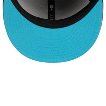 Load image into Gallery viewer, Seattle Mariners New Era MLB 9FIFTY 950 Snapback Cap Hat Navy Crown/Visor Sky Blue/Teal Logo Father's Day 2023 Side Patch Sky Blue UV