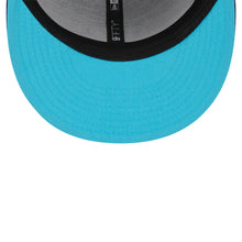 Load image into Gallery viewer, Tampa Bay Rays New Era MLB 9FIFTY 950 Snapback Cap Hat Light Navy Crown/Visor Sky Blue/Yellow Logo Father's Day 2023 Side Patch Sky Blue UV