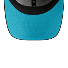 Load image into Gallery viewer, San Diego Padres New Era MLB 9FORTY 940 Adjustable Cap Hat Dark Brown Crown/Visor Yellow/Sky Blue Logo Father's Day 2023 Side Patch Sky Blue UV