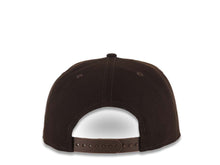 Load image into Gallery viewer, San Diego Padres New Era MLB 9FIFTY 950 Snapback Cap Hat Dark Brown Crown/Visor White/Yellow/Gray Sugar Skull Logo Black UV