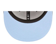 Load image into Gallery viewer, New York Yankees New Era MLB 59FIFTY 5950 Fitted Cap Hat Navy Blue Crown/Visor White with Cloud Logo 1996 World Series Side Patch Sky Blue UV