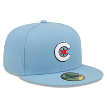 Load image into Gallery viewer, Chicago Cubs New Era MLB 59FIFTY 5950 Fitted Cap Hat Sky Blue Crown/Visor White/Red Logo Alternate City Connect