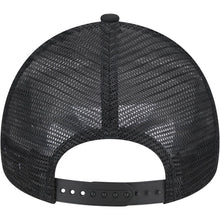 Load image into Gallery viewer, San Diego Padres New Era MLB 9FORTY 940 Adjustable A-Frame Foam Cap Hat Snap Closure Black Crown/Visor Black Logo Mesh Trucker Back