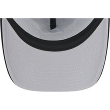 Load image into Gallery viewer, San Diego Padres New Era MLB 9FORTY 940 Adjustable A-Frame Foam Cap Hat Snap Closure Black Crown/Visor Black Logo Mesh Trucker Back