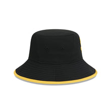 Load image into Gallery viewer, San Diego Padres New Era MLB Bucket Cap Hat Black Crown/Visor Yellow Logo