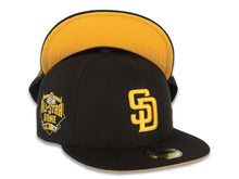 Load image into Gallery viewer, San Diego Padres New Era MLB 59FIFTY 5950 Fitted Cap Hat COLOR1 Crown/Visor COLOR2 Logo 2016 All-Star Game Side Patch
