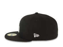 Load image into Gallery viewer, San Diego Padres New Era MLB 59FIFTY 5950 Fitted Cap Hat Black Crown/Visor White Cooperstown Logo Batterman Batty Side Patch Green UV