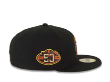 Load image into Gallery viewer, San Diego Padres New Era MLB 59FIFTY 5950 Fitted Cap Hat COLOR1 Crown/Visor COLOR2 Logo 50th Anniversary Side Patch
