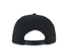 Load image into Gallery viewer, San Diego Padres New Era MLB 9FIFTY 950 Snapback Cap Hat Black Crown/Visor Metallic Red/White "P" Script Logo 40th Anniversary Side Patch Gray UV