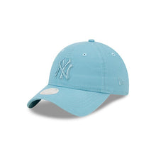 Load image into Gallery viewer, New York Yankees New Era MLB 9TWENTY 920 Adjustable Cap Hat Light Blue Crown/Visor Light Blue Logo