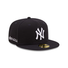 Load image into Gallery viewer, New York Yankees New Era MLB 59FIFTY 5950 Fitted Cap Hat Navy Blue Crown/Visor White Logo Olive Green UV (Alpha Industries)