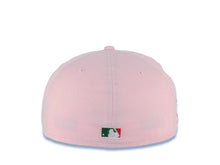 Load image into Gallery viewer, New York Yankees New Era MLB 59FIFTY 5950 Fitted Cap Hat Pink Crown/Visor White with Rose Logo 1999 World Series Side Patch Gray UV