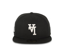 Load image into Gallery viewer, Los Angeles Dodgers New Era MLB 59FIFTY 5950 Fitted Cap Hat Black Crown/Visor White Upside Down Logo 60th Anniversary Side Patch Green UV