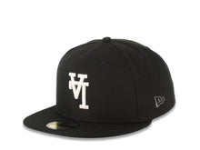 Load image into Gallery viewer, Los Angeles Dodgers New Era MLB 59FIFTY 5950 Fitted Cap Hat Black Crown/Visor White Upside Down Logo 60th Anniversary Side Patch Green UV