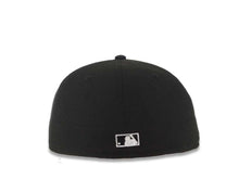 Load image into Gallery viewer, San Diego Padres New Era MLB 59FIFTY 5950 Fitted Cap Hat Black Crown/Visor White Logo 1998 World Series Side Patch Green UV