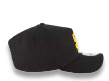 Load image into Gallery viewer, San Diego Padres New Era MLB 9FORTY 940 Adjustable A-Frame Cap Hat Closure Black Crown/Visor Yellow Logo Black UV