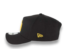 Load image into Gallery viewer, San Diego Padres New Era MLB 9FORTY 940 Adjustable A-Frame Cap Hat Closure Black Crown/Visor Yellow Logo Black UV