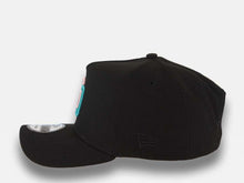 Load image into Gallery viewer, San Diego Padres New Era MLB 9FORTY 940 Adjustable A-Frame Cap Hat Black Crown/Visor Pink/Aqua Logo 40th Anniversary Side Patch Pink UV