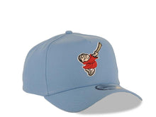 Load image into Gallery viewer, San Diego Padres New Era MLB 9FORTY 940 Adjustable A-Frame Cap Hat Sky Blue Crown/Visor Red/White Swinging Friar Logo Gray UV