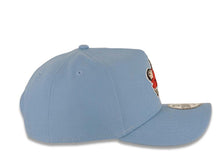 Load image into Gallery viewer, San Diego Padres New Era MLB 9FORTY 940 Adjustable A-Frame Cap Hat Sky Blue Crown/Visor Red/White Swinging Friar Logo Gray UV
