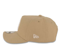 Load image into Gallery viewer, Los Angeles Dodgers New Era MLB 9FORTY 940 Adjustable A-Frame Cap Hat Khaki Crown/Visor White Upside Down Logo