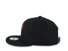 Load image into Gallery viewer, (Youth) San Diego Padres New Era MLB 9FIFTY 950 Kid Snapback Cap Hat Black Crown/Visor Metallic Red/White Logo 40th Anniversary Side Patch Gray UV