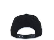 Load image into Gallery viewer, (Youth) San Diego Padres New Era MLB 9FIFTY 950 Kid Snapback Cap Hat Black Crown/Visor Metallic Red/White Logo 40th Anniversary Side Patch Gray UV