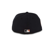 Load image into Gallery viewer, (Youth)San Diego Padres New Era MLB 59FIFTY 5950 Kid Fitted Cap Hat Navy Blue Crown/Visor White/Orange Logo 40th Anniversary Side Patch Gray UV