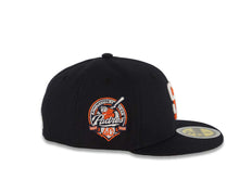 Load image into Gallery viewer, (Youth)San Diego Padres New Era MLB 59FIFTY 5950 Kid Fitted Cap Hat Navy Blue Crown/Visor White/Orange Logo 40th Anniversary Side Patch Gray UV