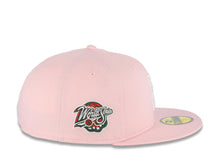 Load image into Gallery viewer, San Diego Padres New Era MLB 59FIFTY 5950 Fitted Cap Hat Pink Crown/Visor White Logo With Rose 1998 World Series Side Patch Gray UV