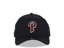 Load image into Gallery viewer, San Diego Padres New Era MLB 9FORTY 940 Adjustable A-Frame Cap Hat Navy Blue Crown/Visor Navy/White/Orange P Logo 1998 World Series Side Patch