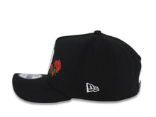 Load image into Gallery viewer, San Diego Padres New Era MLB 9FORTY 940 Adjustable A-Frame Cap Hat Black Crown/Visor White Logo With Rose 1998 World Series Side Patch Red UV