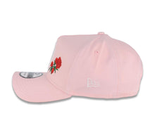 Load image into Gallery viewer, San Diego Padres New Era MLB 9FORTY 940 Adjustable A-Frame Cap Hat Pink Crown/Visor White Logo Red Roses 1998 World Series Side Patch Gray UV