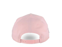 Load image into Gallery viewer, San Diego Padres New Era MLB 9FORTY 940 Adjustable A-Frame Cap Hat Pink Crown/Visor White Logo Red Roses 1998 World Series Side Patch Gray UV