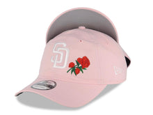 Load image into Gallery viewer, San Diego Padres New Era MLB 9TWENTY 920 Adjustable Cap Hat Pink Crown/Visor White Logo Red Roses Gray UV