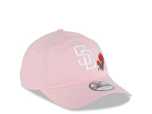 Load image into Gallery viewer, San Diego Padres New Era MLB 9TWENTY 920 Adjustable Cap Hat Pink Crown/Visor White Logo Red Roses Gray UV