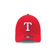 Load image into Gallery viewer, (Youth) Texas Rangers New Era MLB 39THIRTY 3930 Kid Flexfit Cap Hat Red Crown/Visor White/Royal Blue Logo