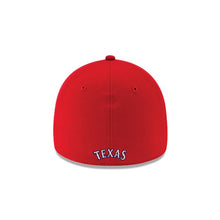 Load image into Gallery viewer, (Youth) Texas Rangers New Era MLB 39THIRTY 3930 Kid Flexfit Cap Hat Red Crown/Visor White/Royal Blue Logo